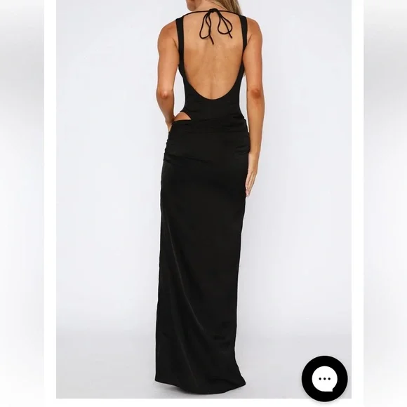 White Fox Boutique Black Maxi Dress - Picture 4 of 4